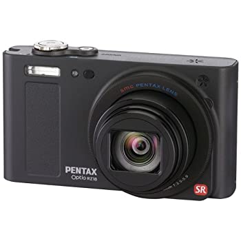 【中古】(未使用品)Pentax Optio RZ-18 16 MP Digital Camera with 18x Optical Zoom - Black