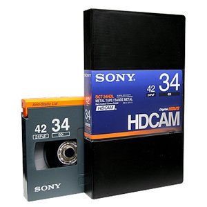 【中古】SONY BCT-34HDL HDCAMテープ ラージカセット 34分 10本セット