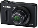 【中古】Canon デジタルカメラ PowerShot S100 ブラック PSS100(BK) 1210万画素 広角24mm 光学5倍ズーム 3.0型TFT液