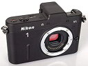 【中古】Nikon ミラーレス一眼カメラ Nikon 1 (ニコンワン) V1 (ブイワン) ボディ ブラック N1 V1 BK