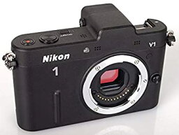 【中古】(非常に良い)Nikon ミラーレス一眼カメラ Nikon 1 (ニコンワン) V1 (ブイワン) ボディ ブラック N1 V1 BK