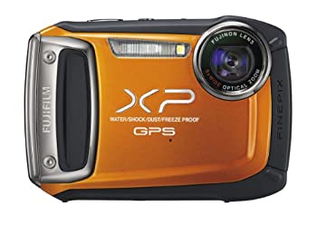 【中古】FUJIFILM デジタルカメラ FinePix XP150 防水 オレンジ F FX-XP150OR