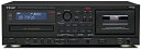 【中古】TEAC CD/カセットレコーダー USB接続対応 ブラック AD-RW900-B(2)