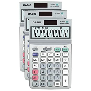 樂天商城 - 【中古】(未使用・未開封品)カシオ 電卓 エコジャスト型 JF−120GT−N 3台入