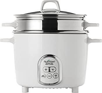 【中古】(非常に良い)Aroma Housewares NutriWare 14-Cup (Cooked) Digital Rice Cooker and Food Steamer White by Aroma Housewares