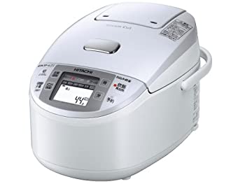 【中古】HITACHI 圧力スチームIH炊飯器 5.5合 パールホワイト RZ-SV100K-W