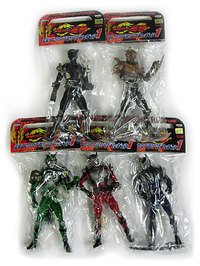 【中古】仮面ライダー龍騎コレクタブルソフビフィギュア1〜3 全15種フルコンプセット