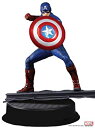 【中古】ドラゴン 1/9 アクションヒーロービネットシリーズ キャプテン・アメリカ プラモデル塗装済キット