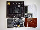 【中古】(非常に良い)Nikon デジタルカメラ COOLPIX P7700 大口径レンズ バリアングル液晶 ブラック P7700BK