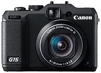 【中古】(非常に良い)Canon デジタルカメラ PowerShot G15 約1210万画素 光学5倍ズーム PSG15