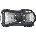 【中古】(非常に良い)PENTAX 防水デジタルカメラ PENTAX WG-10 ブラック 1cmマクロ マクロスタンド付属 PENTAX WG-10BK 12...