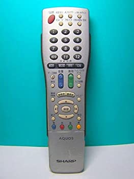 【中古】(非常に良い)シャープ テレビリモコン GA410WJSA 【中古】(非常に良い)シャープ テレビリモコン GA410WJSA