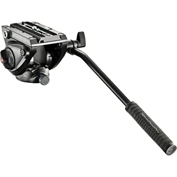 【中古】(未使用品)Manfrotto プロフルード ビデオ雲台 60mm フラットベース MVH500AH