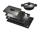 【中古】パナソニック IHホットプレート ブラック KZ-HP2100-K