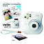 šFUJIFILM 󥹥ȥ  instax mini 25 ۥ磻 INS MINI 25 WT N