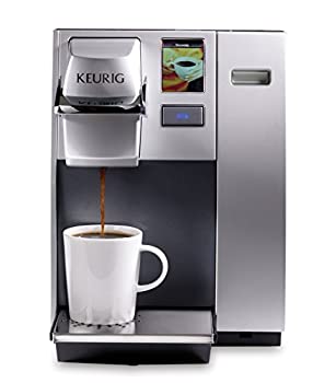 【中古】(非常に良い)Keurig K155のOffice Proのシングルカップ商業Kカップポッドコーヒーメーカー、シルバー