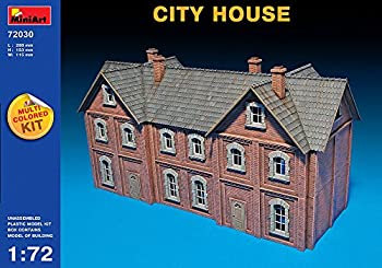 【中古】ミニアート 1/72 都市の建物 マルチカラーキット/4色 プラモデル