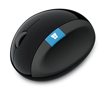 【中古】マイクロソフト ワイヤレス マウス 人間工学 高精細読み取りセンサー Sculpt Ergonomic Mouse (ブルートラック) L6V-00008