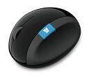 【中古】マイクロソフト ワイヤレス マウス 人間工学 高精細読み取りセンサー Sculpt Ergonomic Mouse (ブルートラック) L6V-00008(2)