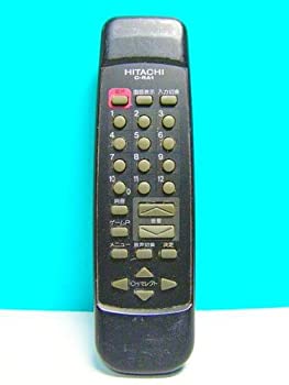 【中古】日立 テレビリモコン C-RA1【メーカー名】日立【メーカー型番】C-RA1【ブランド名】日立(HITACHI)【商品説明】日立 テレビリモコン C-RA1当店では初期不良に限り、商品到着から7日間は返品をお受けいたします。イメージと違う、必要でなくなった等、お客様都合のキャンセル・返品は一切お受けしておりません。中古品の場合、基本的に説明書・外箱・ドライバーインストール用のCD-ROMはついておりません。商品名に「限定」「保証」等の記載がある場合でも特典や保証・ダウンロードコードは付いておりません。写真は代表画像であり実際にお届けする商品の状態とは異なる場合があります。掲載と付属品が異なる場合は受注前に内容確認メールをお送りします。中古品の場合は中古の特性上、キズ・汚れがある場合があります。レンタル落ち商品は収納BOXや特典類など一切の付属品はありません他モール併売のため、万が一お品切れの場合はご連絡致します。ご注文からお届けまで1．ご注文　 ご注文は24時間受け付けております2．注文確認 　ご注文後、注文確認メールを送信します3．在庫確認　　　　 多モールでも併売の為、在庫切れの場合はご連絡させて頂きます。　 ※中古品は受注後に、再メンテナンス、梱包しますのでお届けまで4〜10営業日程度とお考え下さい。4．入金確認 前払い決済をご選択の場合、ご入金確認後に商品確保・配送手配を致します。5．出荷 配送準備が整い次第、出荷致します。配送業者、追跡番号等の詳細をメール送信致します。6．到着　 出荷後、1〜3日後に商品が到着します。 ※離島、北海道、九州、沖縄は遅れる場合がございます。予めご了承下さい。
