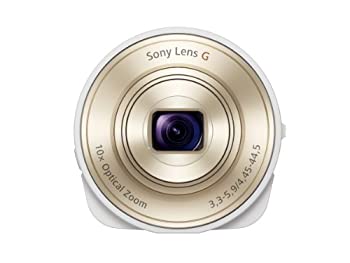 【中古】(未使用品)SONY デジタルカメラ Cyber-shot レンズスタイルカメラ QX10 ホワイト DSC-QX10-W