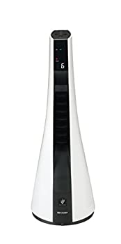 【中古】SHARP プラズマクラスター搭載 ヒートイオンファン ホワイト系 PF-FTH1-W