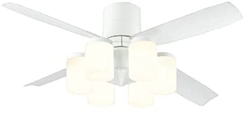 【中古】オーデリックシーリングファン(LED51W・電球色)【DCモーター搭載】「4枚羽根」リモコン付きSH9020LDR