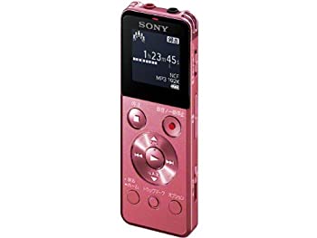 【中古】(非常に良い)SONY ステレオICレコーダー FMチューナー付 8GB ピンク ICD-UX544F／P