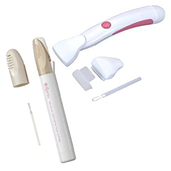 【中古】ラヴィア Vライントリマー ホワイト + Iラインシェーバー ホワイト セット