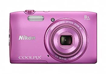 【中古】(非常に良い)Nikon デジタルカメラ COOLPIX S3600 8倍ズーム 2005万画素 アザレアピンク S3600PK