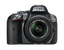 【中古】Nikon デジタル一眼レフカメラ D5300 18-55mm VR II レンズキット グレー 2400万画素 3.2型液晶 D5300LK18-55