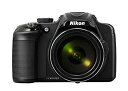 【中古】(非常に良い)Nikon デジタルカメラ P600 光学60倍 1600万画素 ブラック P600BK(2)