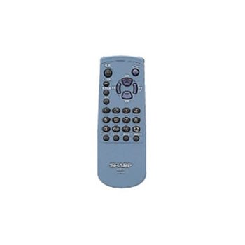 【中古】(非常に良い)シャープ 液晶テレビ用リモコン RRMCG1546CESA(0106380050)(ブルー)