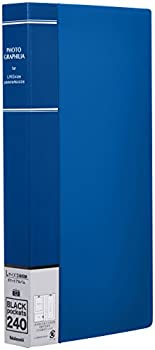 【中古】(非常に良い)ナカバヤシ ポケットアルバム フォトグラフィリア 240枚 L判 ブルー PHL-1024-B