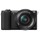 【中古】SONY ミラーレス一眼 α5100 パワーズームレンズキット E PZ 16-50mm F3.5-5.6 OSS付属 ブラック ILCE-5100L-