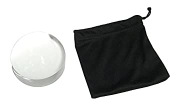 【中古】TSK アクリルディスクルーペ 倍率約6倍 電池不要のシンプルタイプ 便利な巾着袋付き AD-80