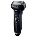 【中古】パナソニック メンズシェーバー(黒)Panasonic ラムダッシュ DRY/WASHABLE【5枚刃】 ES-LV56 の限定モデル ES-CLV56