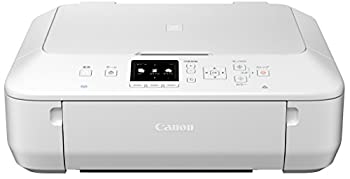 【中古】(非常に良い)旧モデル Canon インクジェットプリンター複合機 PIXUS MG5630 WH ホワイト
