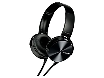 【中古】ソニー SONY ヘッドホン MDR-XB450 : 密閉型 折りたたみ式 ブラック MDR-XB450 B