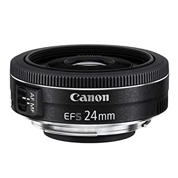 【中古】(非常に良い)Canon 単焦点広角レンズ EF-S24mm F2.8 STM APS-C対応 EF-S2428STM