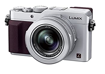 【中古】(非常に良い)パナソニック コンパクトデジタルカメラ ルミックス LX100 4／3型センサー搭載 4K動画対応 シルバー DMC-LX100-S