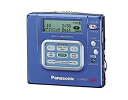 【中古】Panasonic パナソニック SJ-MR220-A ブルー ポータブルMDレコーダー MDLP対応 （MD録音再生兼用機/録再/MDウォークマン/MDプレーヤー）