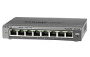 【中古】(非常に良い)NETGEAR 卓上型コンパクト アンマネージプラス スイッチングハブ GS108E ギガビット 8ポート VLAN QoS ファンレス ...