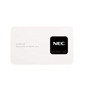 【中古】NEC 【UQWiMAX版】Speed Wi-Fi NEXT WX01 NAD31MWU パールホワイト