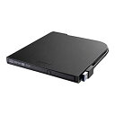 【中古】(非常に良い)BUFFALO BDXL対応 USB3.0 ポータブルブルーレイドライブ フラットデザイン ウルトラスリムタイプ 編集・再生ソフト付 ブラ...
