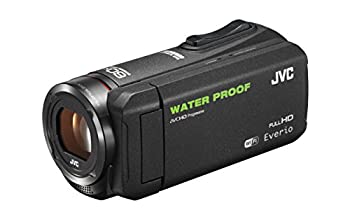 【中古】JVC KENWOOD JVC ビデオカメラ EVERIO 防水 防塵 内蔵メモリー64GB ブラック GZ-RX500-B