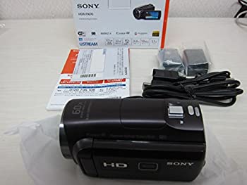 楽天COCOHOUSE【中古】（非常に良い）SONY HDビデオカメラ Handycam HDR-PJ670 ボルドーブラウン 光学30倍 HDR-PJ670-T