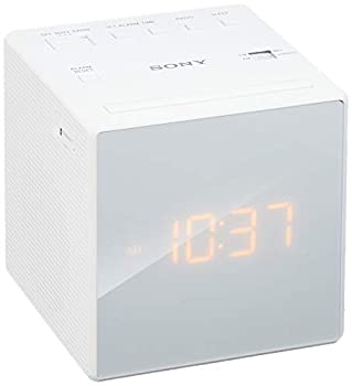 【中古】ソニー SONY クロックラジオ ICF-C1 : FM／AM／ワイドFM対応 おやすみタイマー ホワイト ICF-C1 W