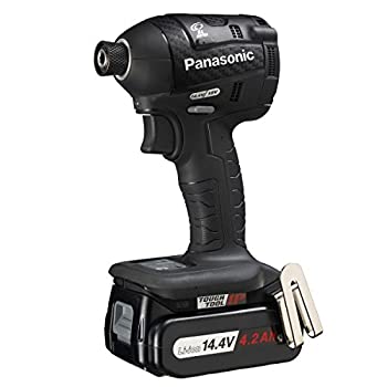 【中古】(未使用 未開封品)パナソニック(Panasonic) 充電 インパクトドライバー 14.4V 4.2Ah ブラック EZ75A7LS2F-B