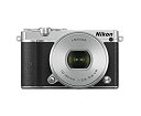 【中古】(非常に良い)Nikon ミラーレス一眼 Nikon1 J5 標準パワーズームレンズキット シルバー J5HPLKSL